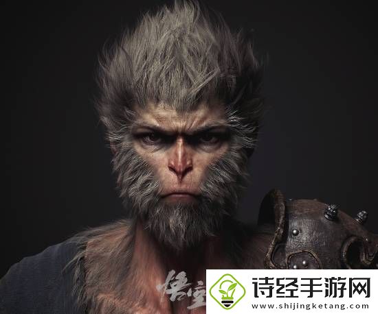 黑神话：悟空超帅天命人建模欣赏：每一根毛看的清清楚楚