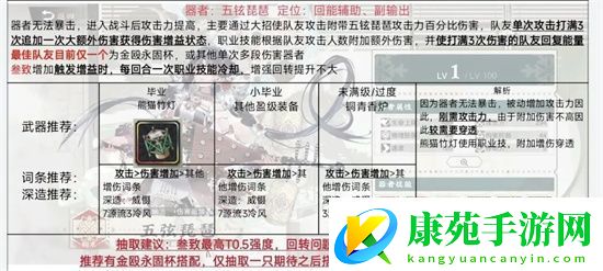 物华弥新4下角色梯度配队分析