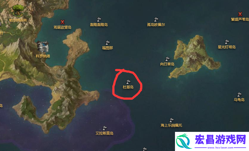 命运方舟杜基岛怎么进