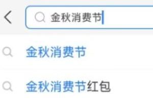 2023支付宝金秋消费节红包怎么用