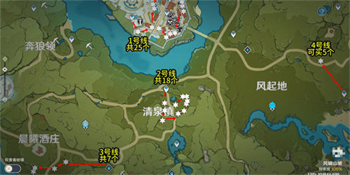 原神3.8慕风蘑菇在哪采集 原神3.8慕风蘑菇采集路线一览