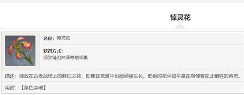 原神悼灵花在哪生长？原神悼灵花生长位置