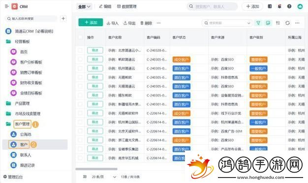 多功能CRM999-助力企业数字化转型
