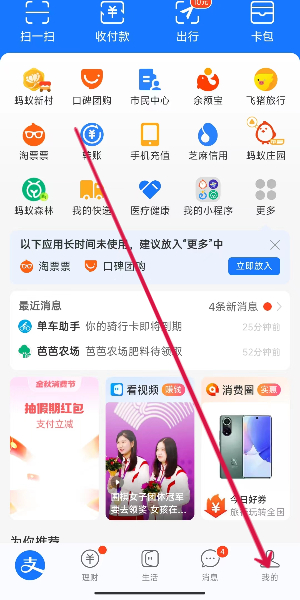 支付宝年度账单在哪里查