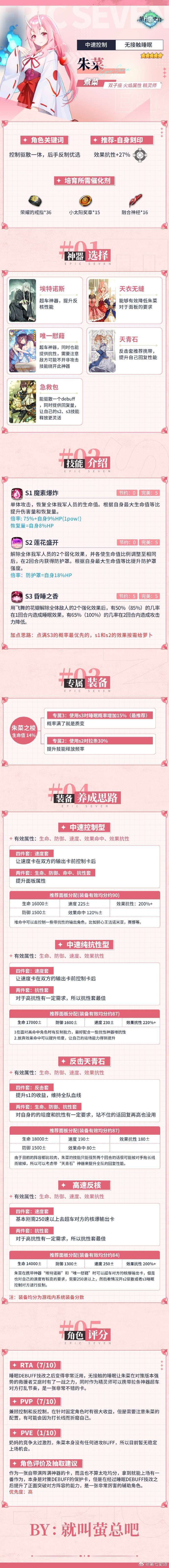 《第七史诗》5星火焰属性精灵师“朱菜”解析攻略
