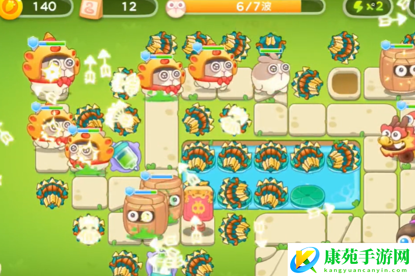 保卫萝卜4夏日垂钓19关攻略