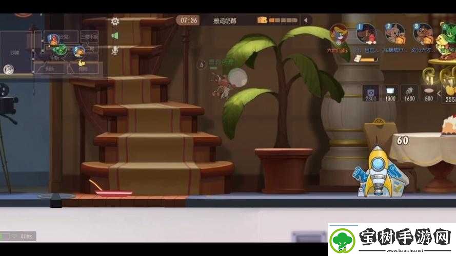 猫和老鼠手游-深度解析地下室楼梯躲藏策略的价值与实施技巧