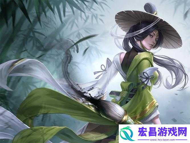 王者荣耀上官婉儿伴生皮肤修竹墨客高清模型全方位展示